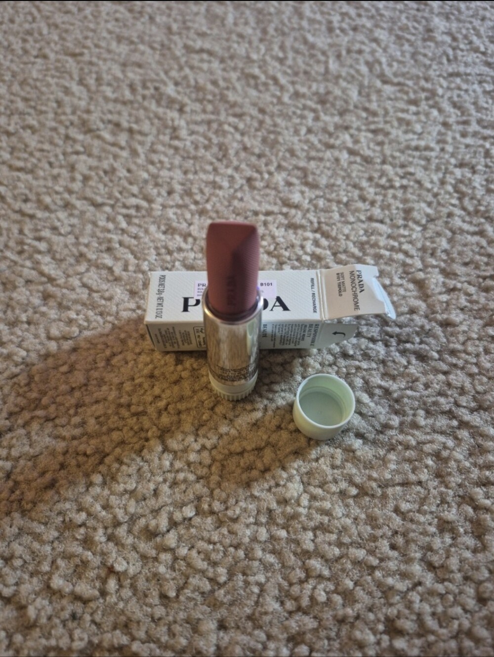 PRADA Monochrome Refill Soft Matte Lipstick B101 Tiepolo Full Size